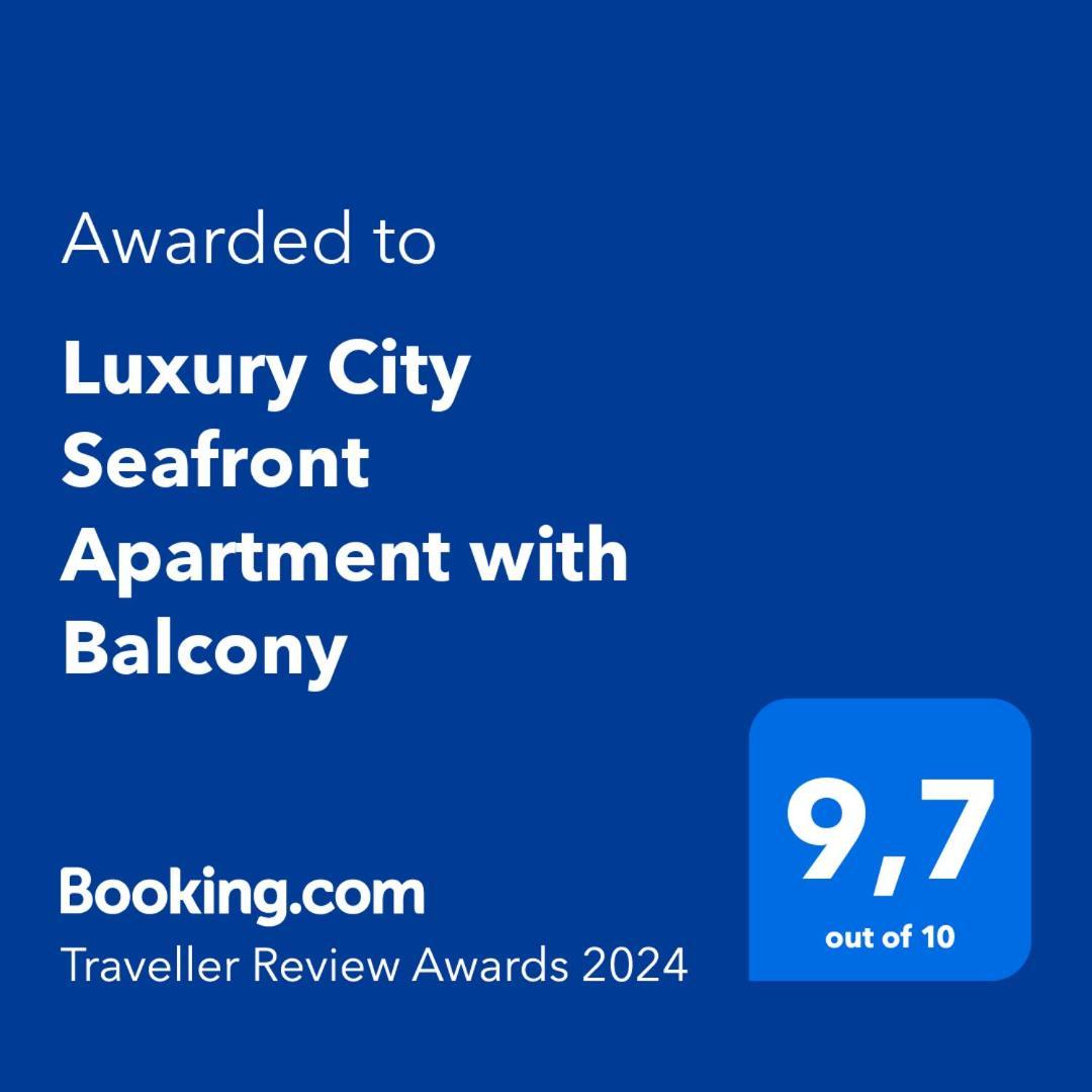 Luxury City Seafront Apartment With Balcony Helsínquia Exterior foto