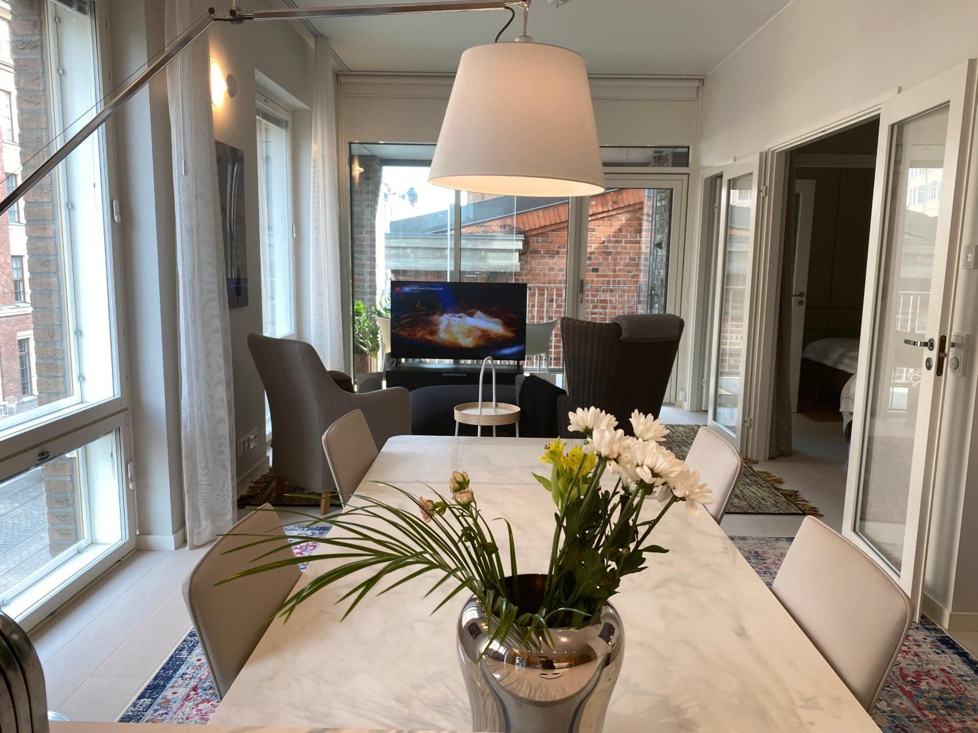 Luxury City Seafront Apartment With Balcony Helsínquia Exterior foto